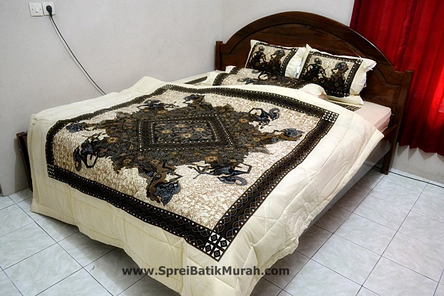 Bed Cover Batik Wayang Arjuna | Bed Cover Batik Wayang 